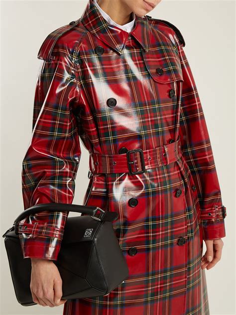 burberry red tartan coat